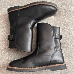 Birkenstock Uppsala Shearling Black Boots